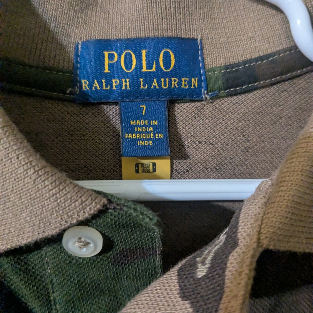 Polo by Ralph Lauren Kids' Brown and Green Polo Shirt